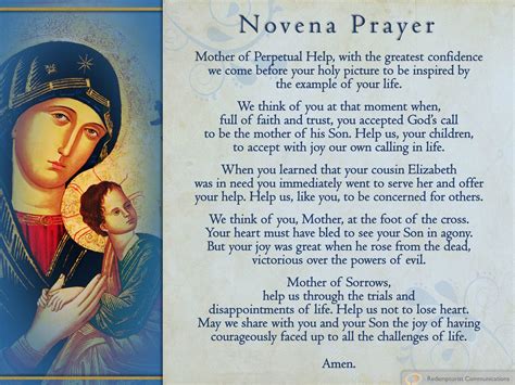 SECOND DAY - The Gift of Fear. . Novena prayers pdf free download